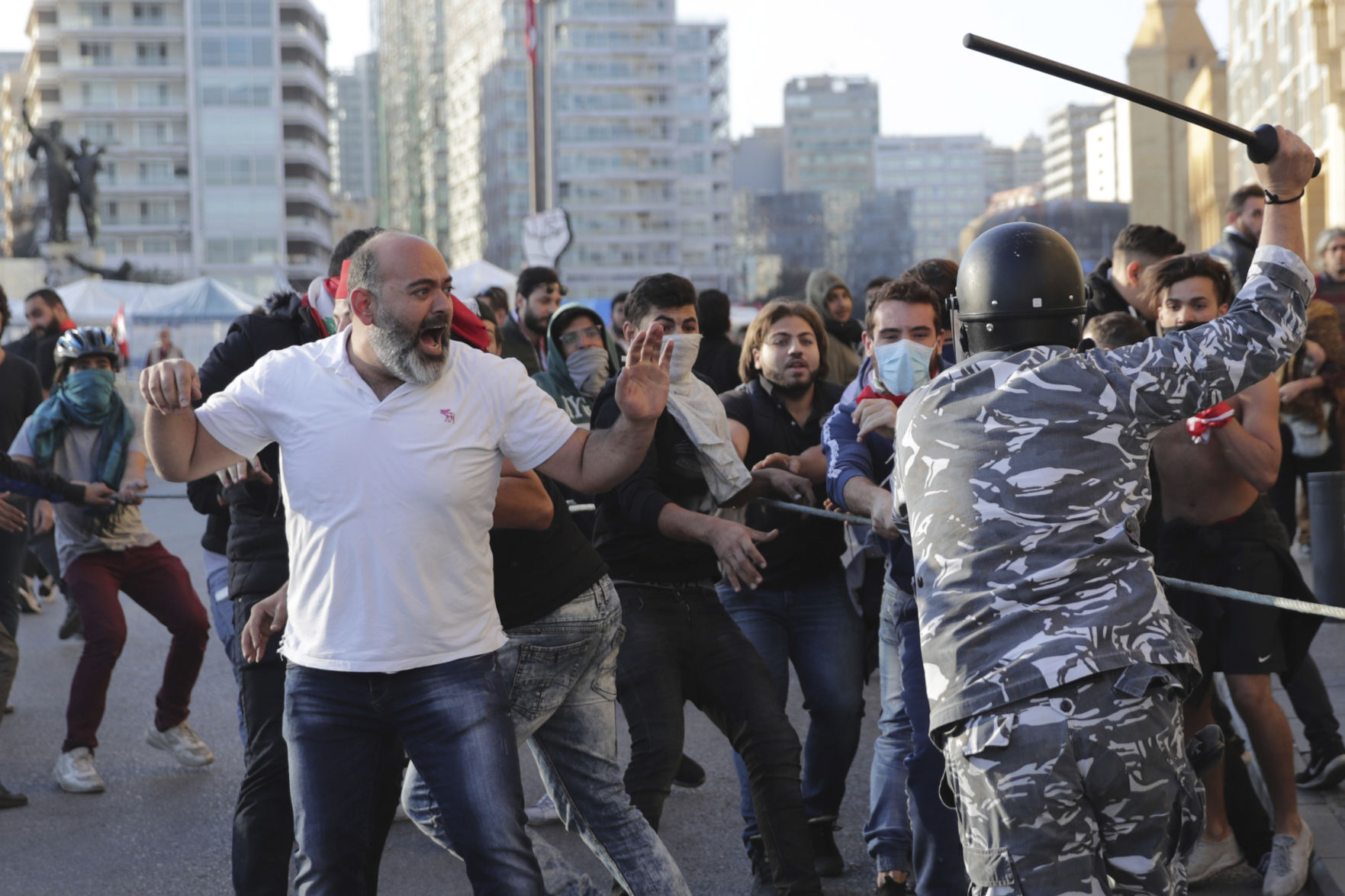 APTOPIX Lebanon Protests
